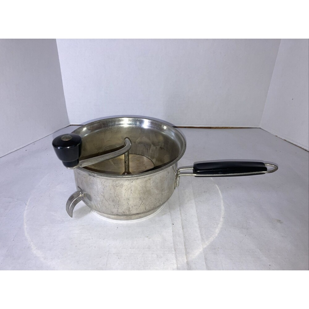 Foley brand Vintage Food Mill 7" Masher Ricer Strainer Kitchen Hand Crank